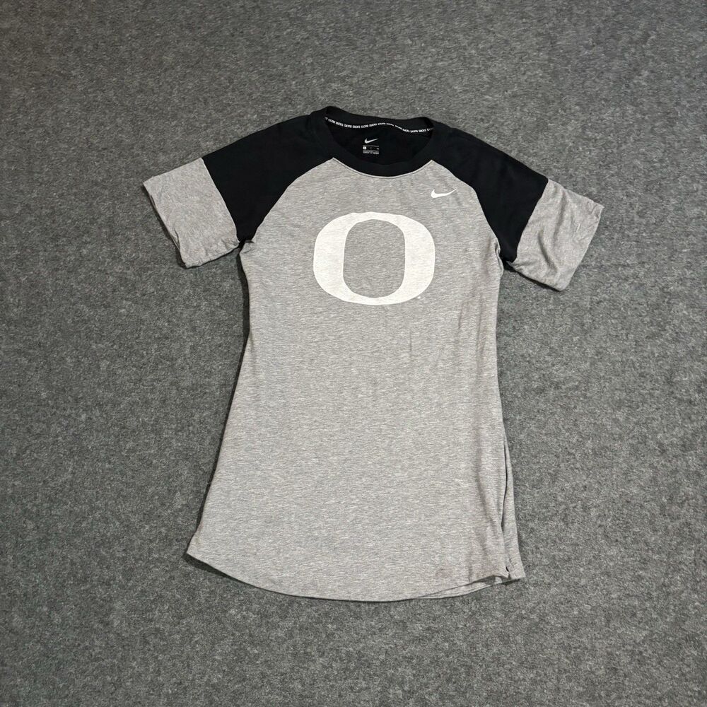 Nike Oregon Ducks Shirt  Dress Women’s Small Activewear Size Zip Gray